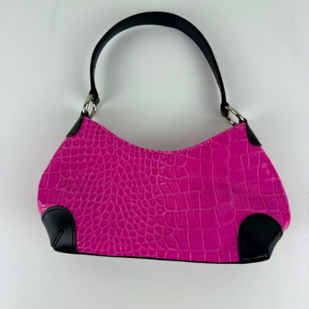 🤍HP🤍BCBGIRLS Pink Croc Handbag